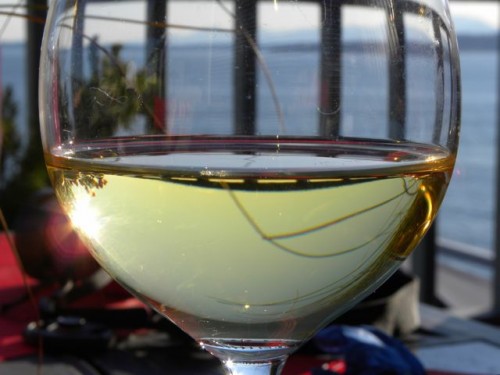 White Wine in Glass