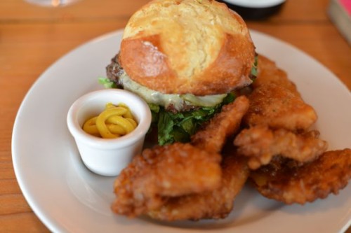 Phinney Market Burger with Squash Fries